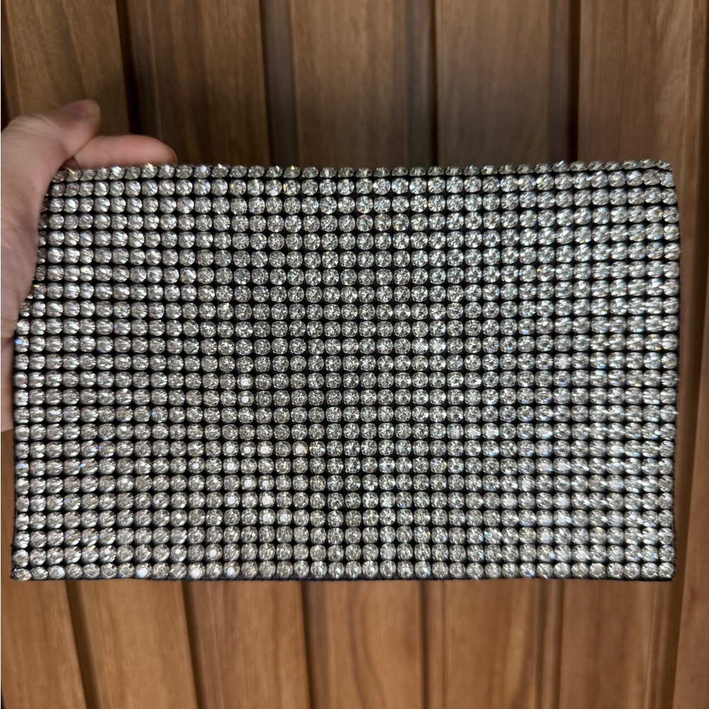 Sparkling Silver Clutch | Brand New